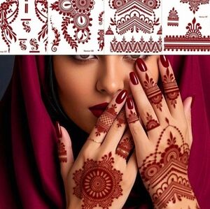 Henna Tattoo Stencil Set